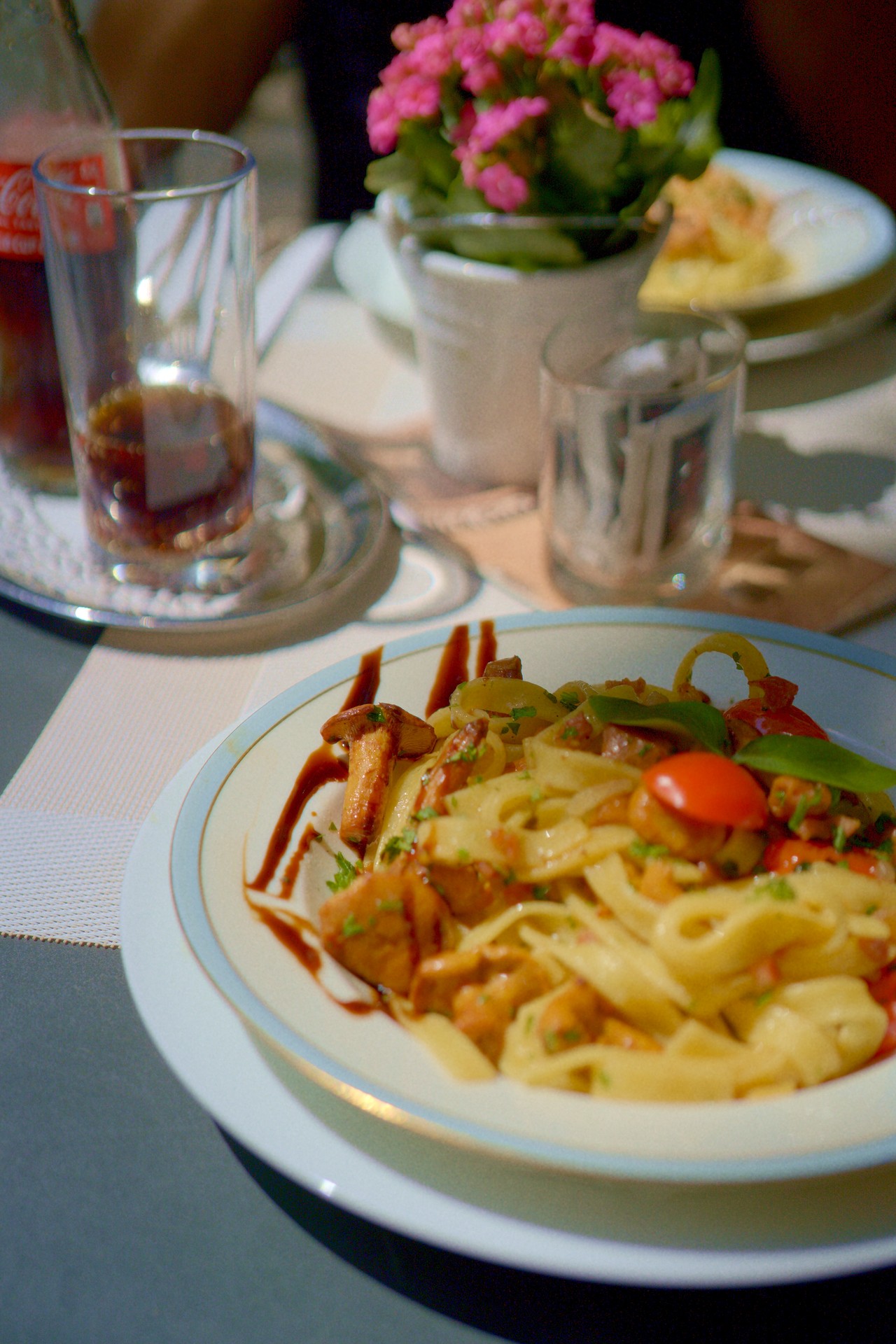 Pfifferlinge mit Bandnudeln